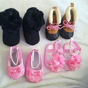 Baby girl shoe lot